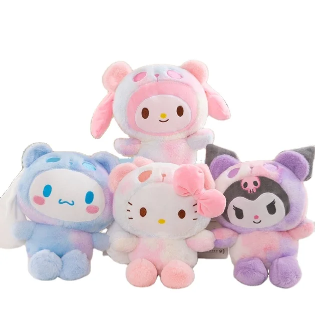 8 inches 25cm Colorful kuromi  plush toys Melody  Cinamorol Doll  Claw Crane Machine Peluche Toy  girl gift plush toys