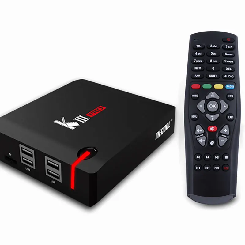  MECOOL KIII Pro Amlogic S912 гибридная ТВ-приставка DVB S2 T2 2 4G + 5G двухдиапазонный WiFi BT 4 0 медиаплеер 4K спутниковый