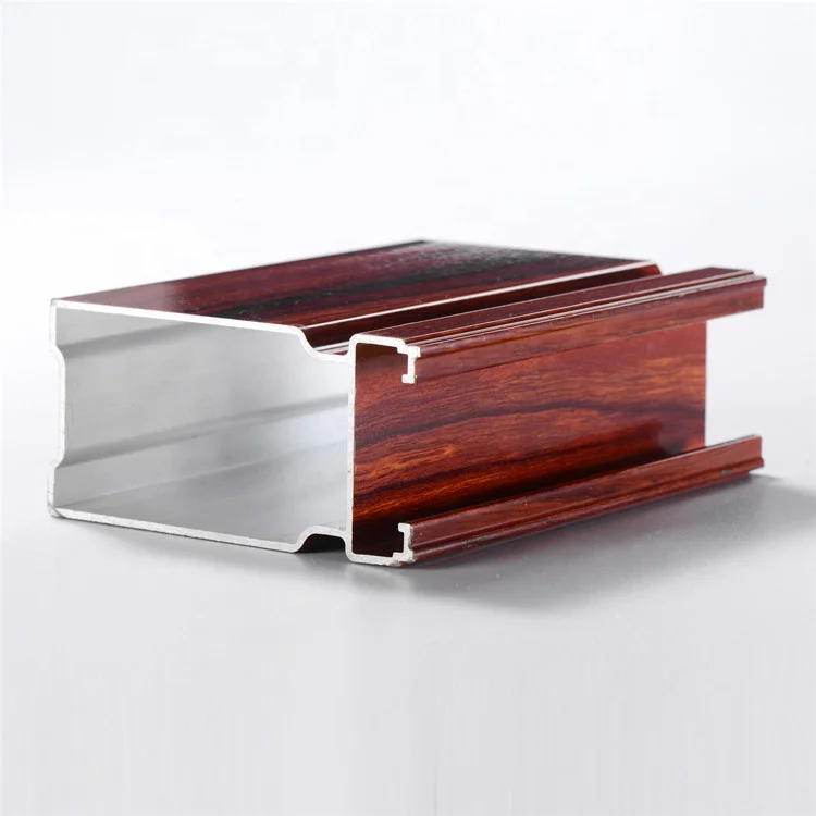 
Free sample modern wood door design wood aluminum swing door profile 