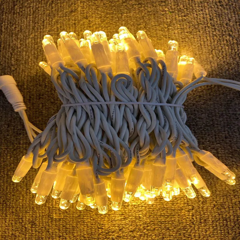 Led String Lights For Wedding 1m 10leds/2m 20leds/3m 30leds Christmas Luminous Fairy Led Lamp Key