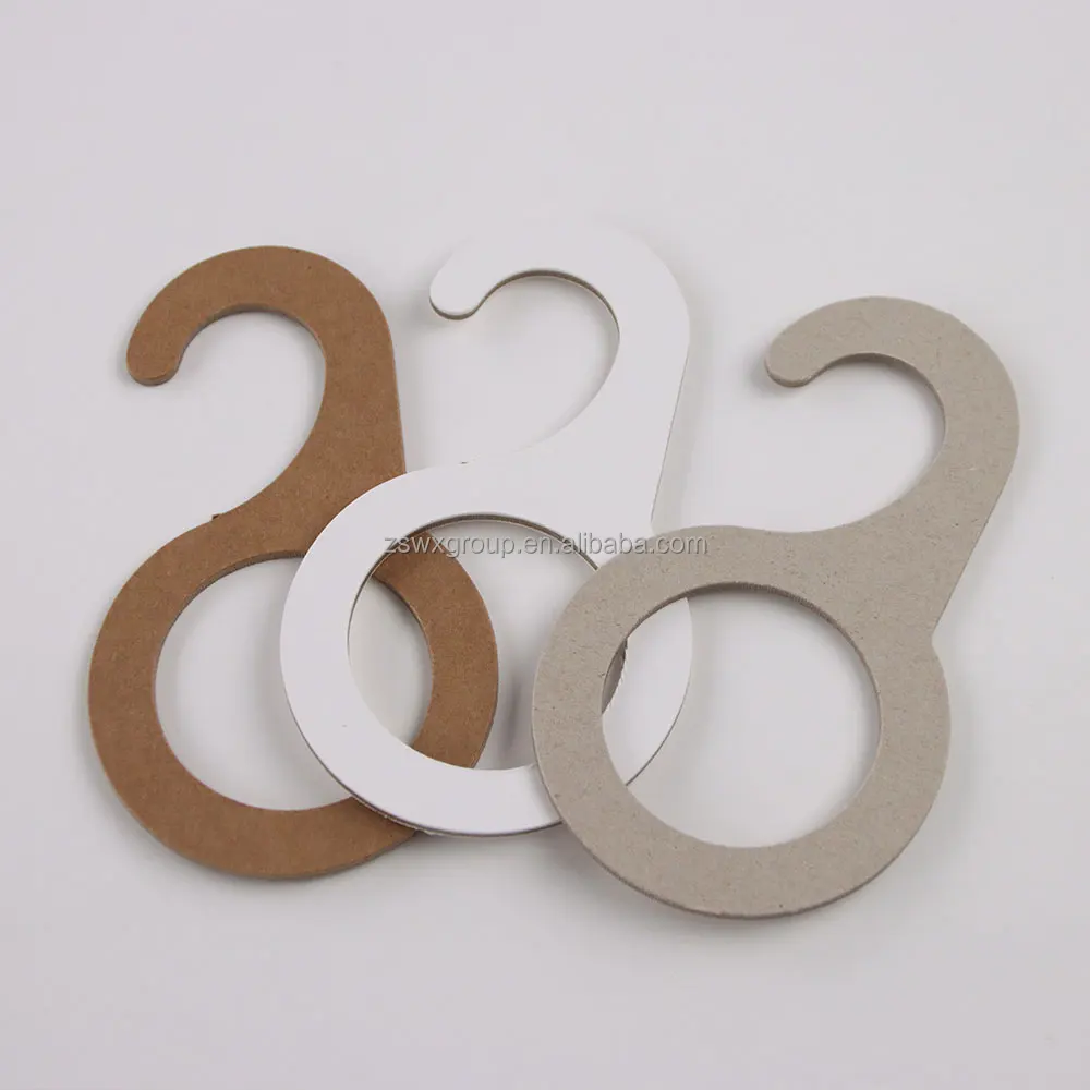 Custom Space Saving Dog Leash Collar Cardboard Paper Display Hooks Hanger with Logo