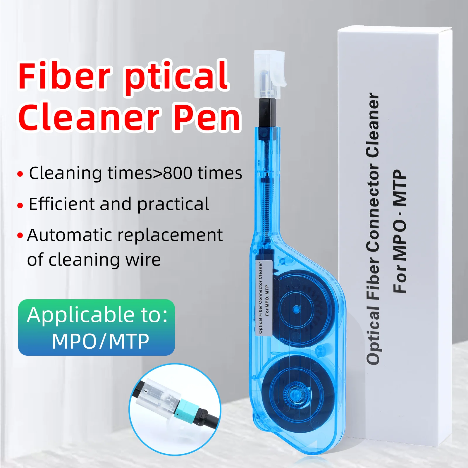 Волокно оптическое тематические товары про рептилий и земноводных инструмент NFC IBC MPO один клик Cleaner для MTP