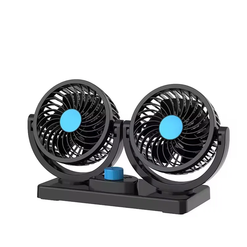 China Hot 12V/24V 360 Degree Rotation Adjustable Strong Wind Car Air Fan 2-in-1 Air for Car/Truck/Home