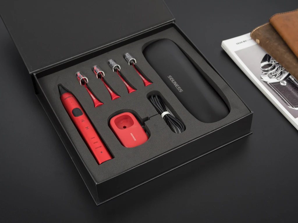 3D сенсорная IPX7 Водонепроницаемая звуковая электрическая зубная щетка умная для домашнего использования