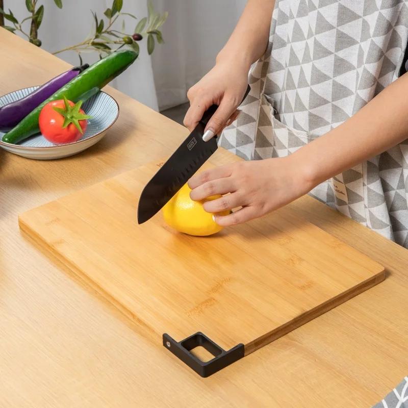 kitchen gadgets Natural high quality personalised gift   Bread  oem bamboo cutting board