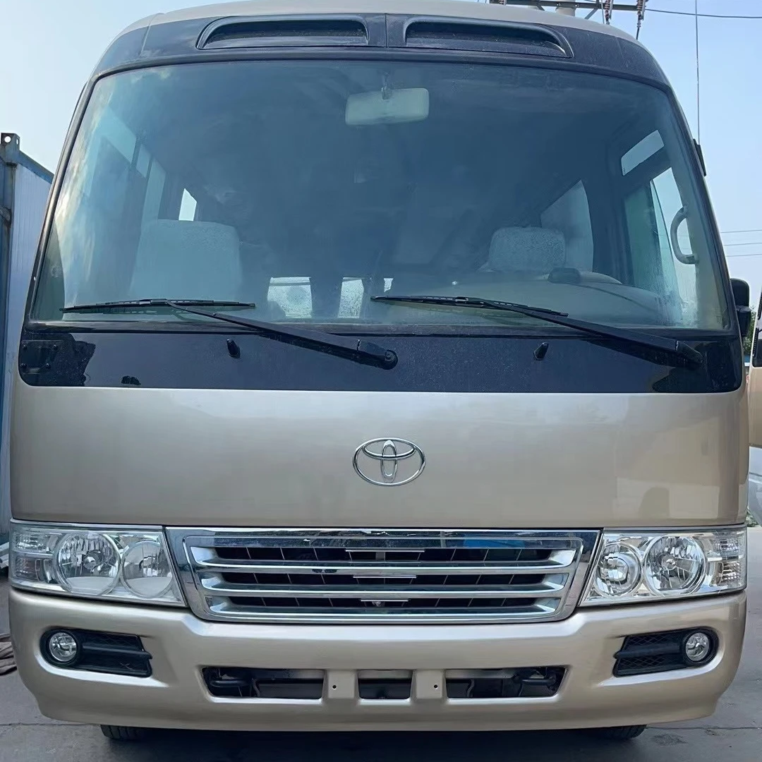 30 seater LHD used good condition diesel engine toyota coaster bus for sale
