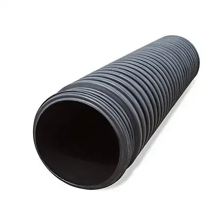 Manufacturer direct HDPE steel belt reinforced corrugated pipe large diameter drainage pipe