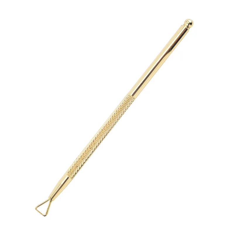 Hot Sale Stainless Steel Tools Single Head Nail Cuticle Pusher Nail Polish Remover Tools