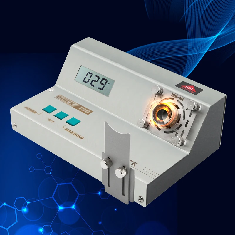 Hot air gun thermometer Quick 196 nozzle temp tester with precision digital display applicable for various nozzles Quick