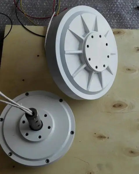 Custom 3kw 600rpm AC 3 Phase Low rpm PMG PMA Magnetic Energy Alternative Energy Generator Alternator