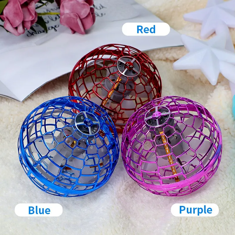 Amazon Manufacturers Hot Selling Hand-controlled Puzzle Anti-gravity Flying Orb Ball Spinner