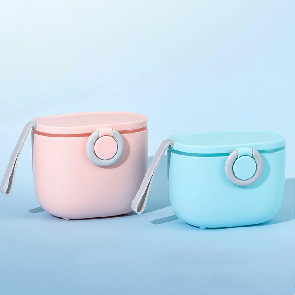 Baby Formula Dispenser Portable Baby Milk Powder Dispenser Container with Handle for Travel baby food storage container
