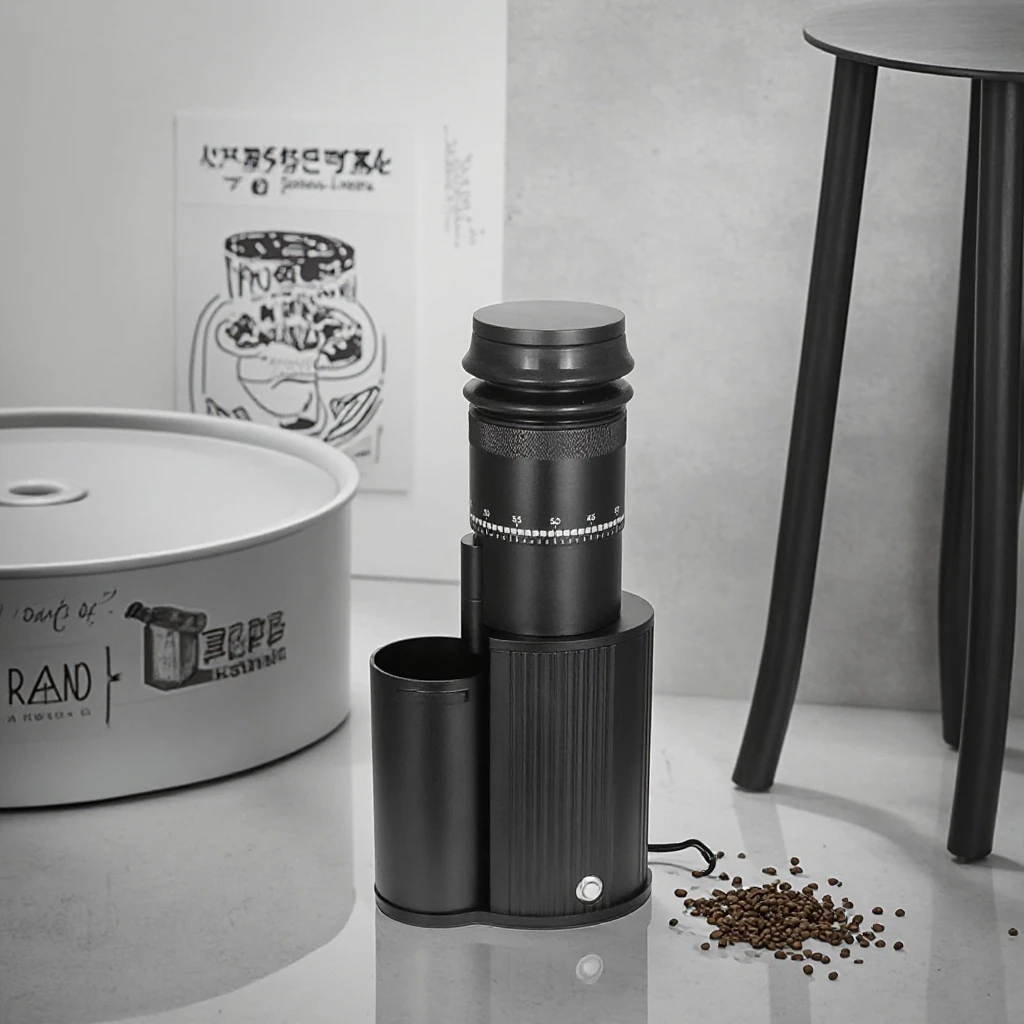 Семейная электрическая Высококачественная кофемолка ZILONG, кофемолка из алюминиевого сплава, электрическая кофемолка, 25 г