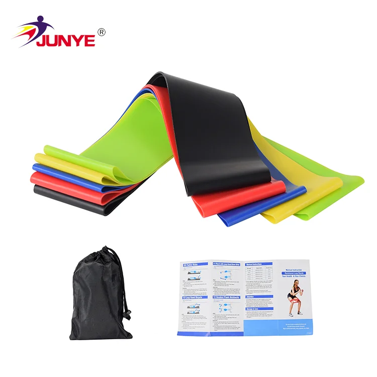 Exercise Workout Elastic Non Slip Fabric Rubber Booty Bands Resistance Hip Circle Loop Bands Set Sport Bands Fitness