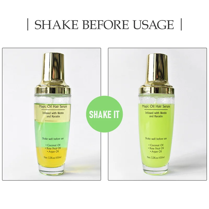 Hair Conditioner Three-layer three-color hair care essential oil OEM nourishing and smoothing repair hair essence