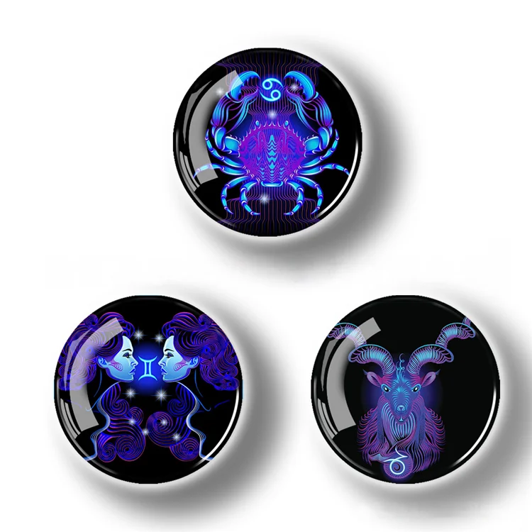 3D three-dimensional creative crystal glass refrigerator magnetic patch white board patch