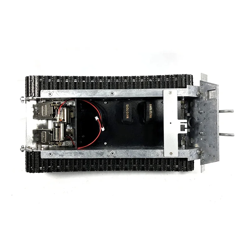 MATO 1/16 RC Metal Chassis King Tiger Tracks Sprocket Idlers Road Wheels Gearbox Rc Toy Part