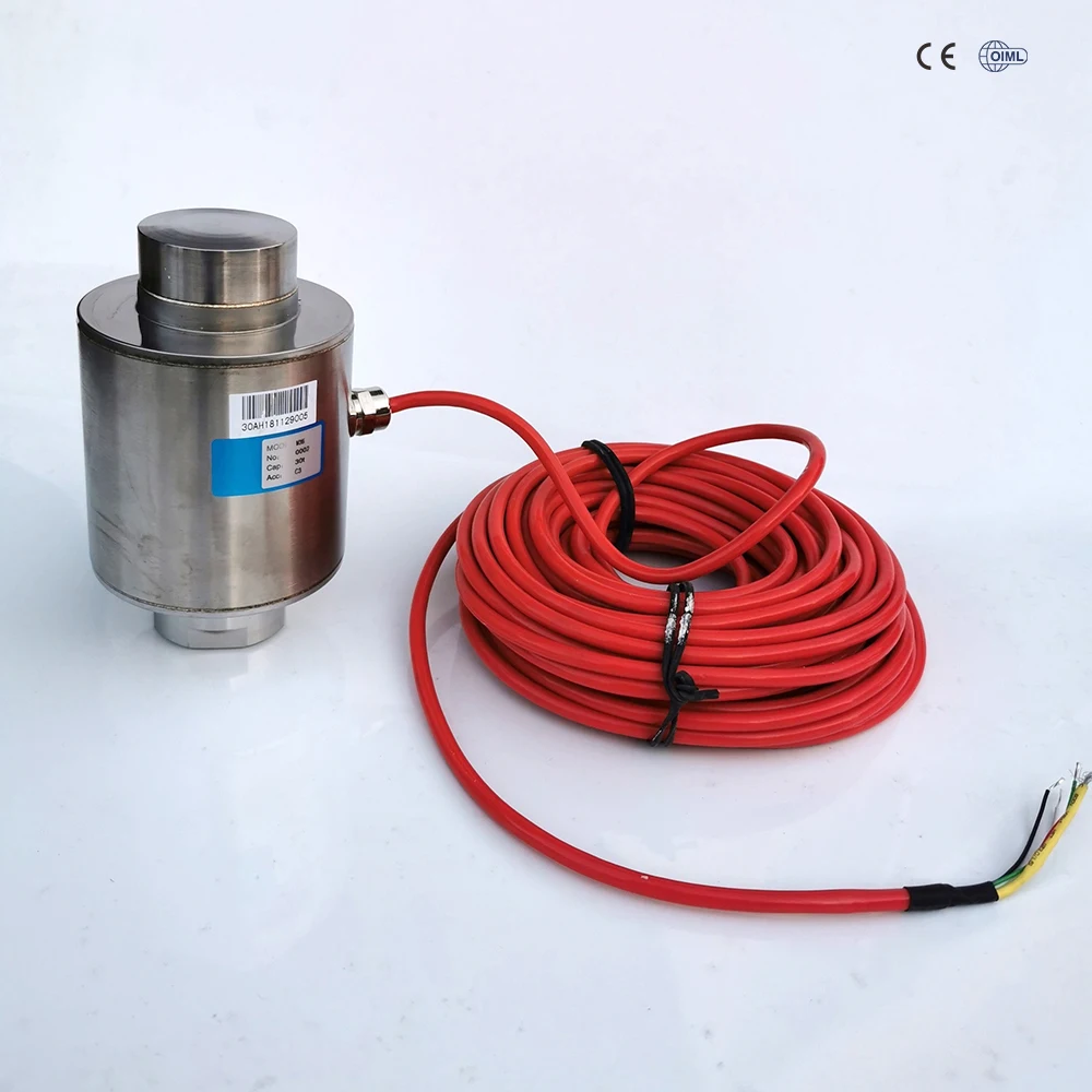 
OIML Approved Canister Compression Column Load Cell 30 ton for Weighbridge 