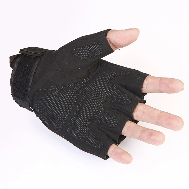 Tactical Fingerless Half Finger Hard Knuckle Combat tactical Gloves