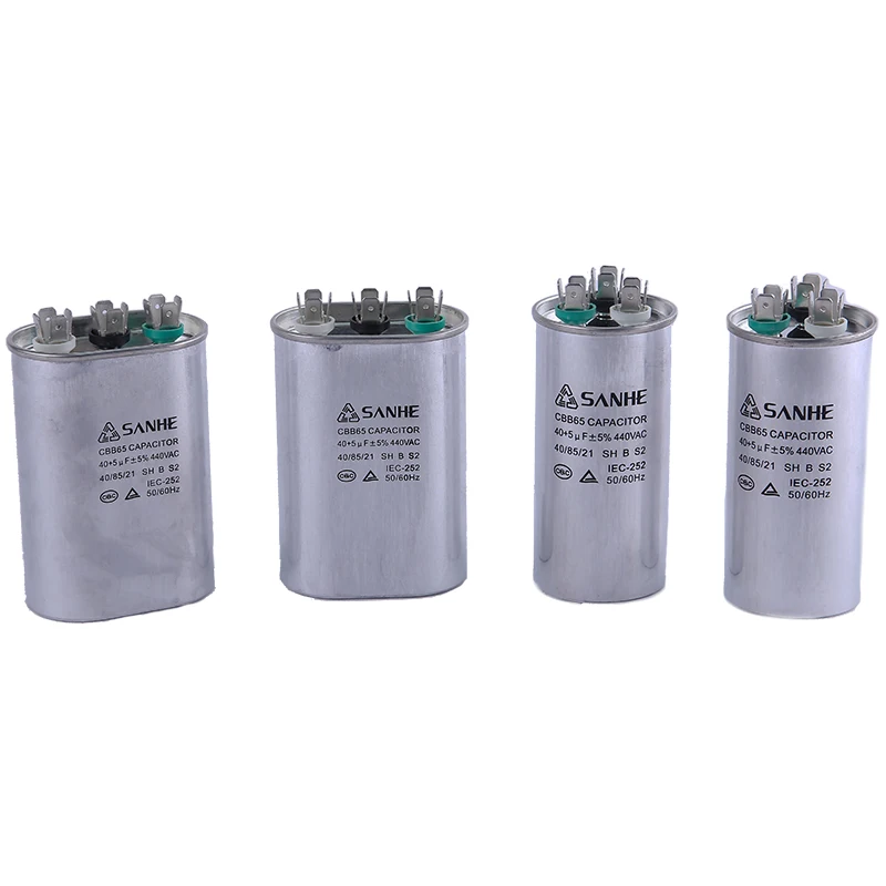 Cbb65 capacitor 55uf 5uf 220v ac motor running capacitor run capacitor 65uf 250vac