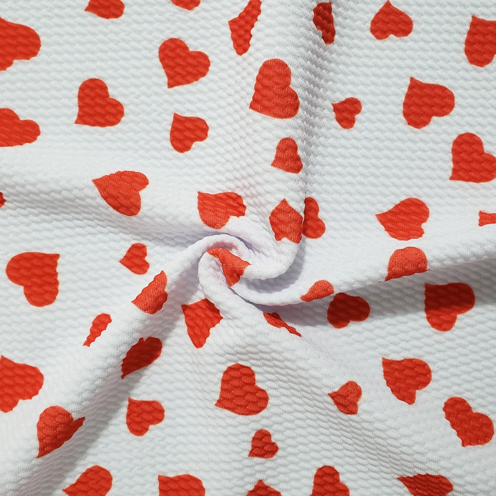 
Customized Free Sample Digital Printed Spandex Jacquard Liverpool Bullet Fabric For Headwrap Hair Bow By The Yard 