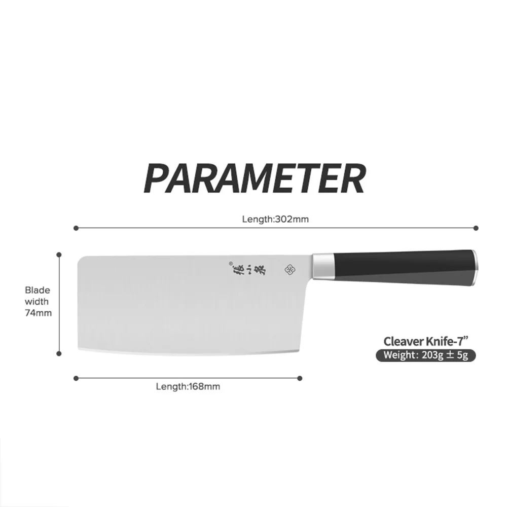 7 Inch cleaver knife chopping knife kitchen galvanizing cleaver knife