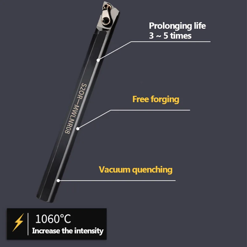 8PCS/Set Carbide Wood Lathe Tools Pro Interchangeable Grip Handle Insert Cutter Wood Turning Tool Set