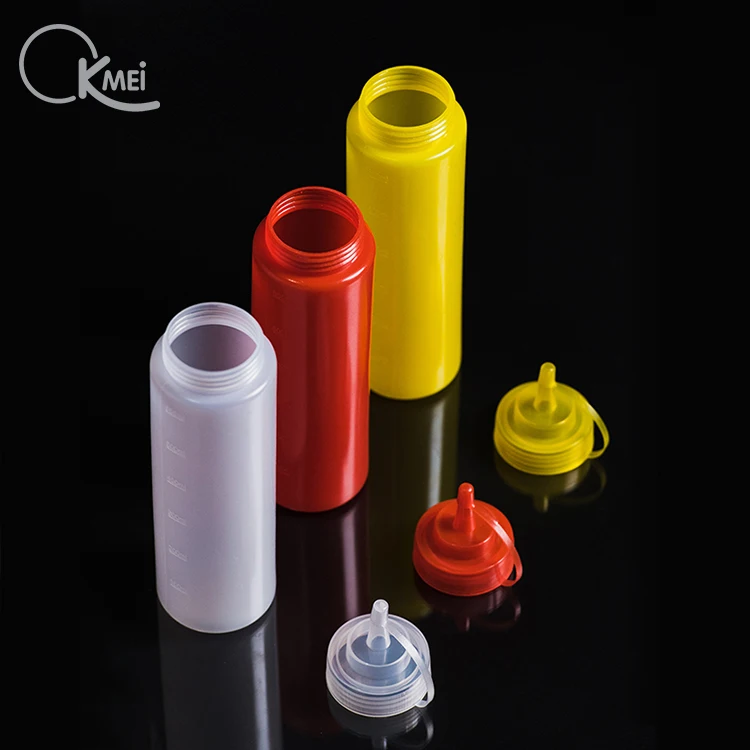 Wholesale Good Grade 200ml 360ml 400ml 600ml plastic hot sauce Honey squeeze bottle
