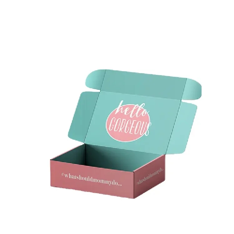 Recycled Custom brand logo Paper Box Color Printed Corrugated Clothing Packaging Gift Folding Airplane Box