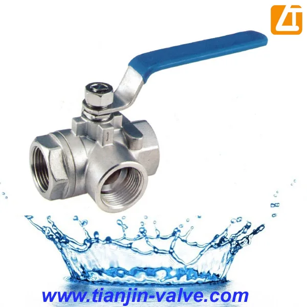 THREE PIECE ASTM A351 CF8M DIN PN16 FLANGE END BALL VALVE