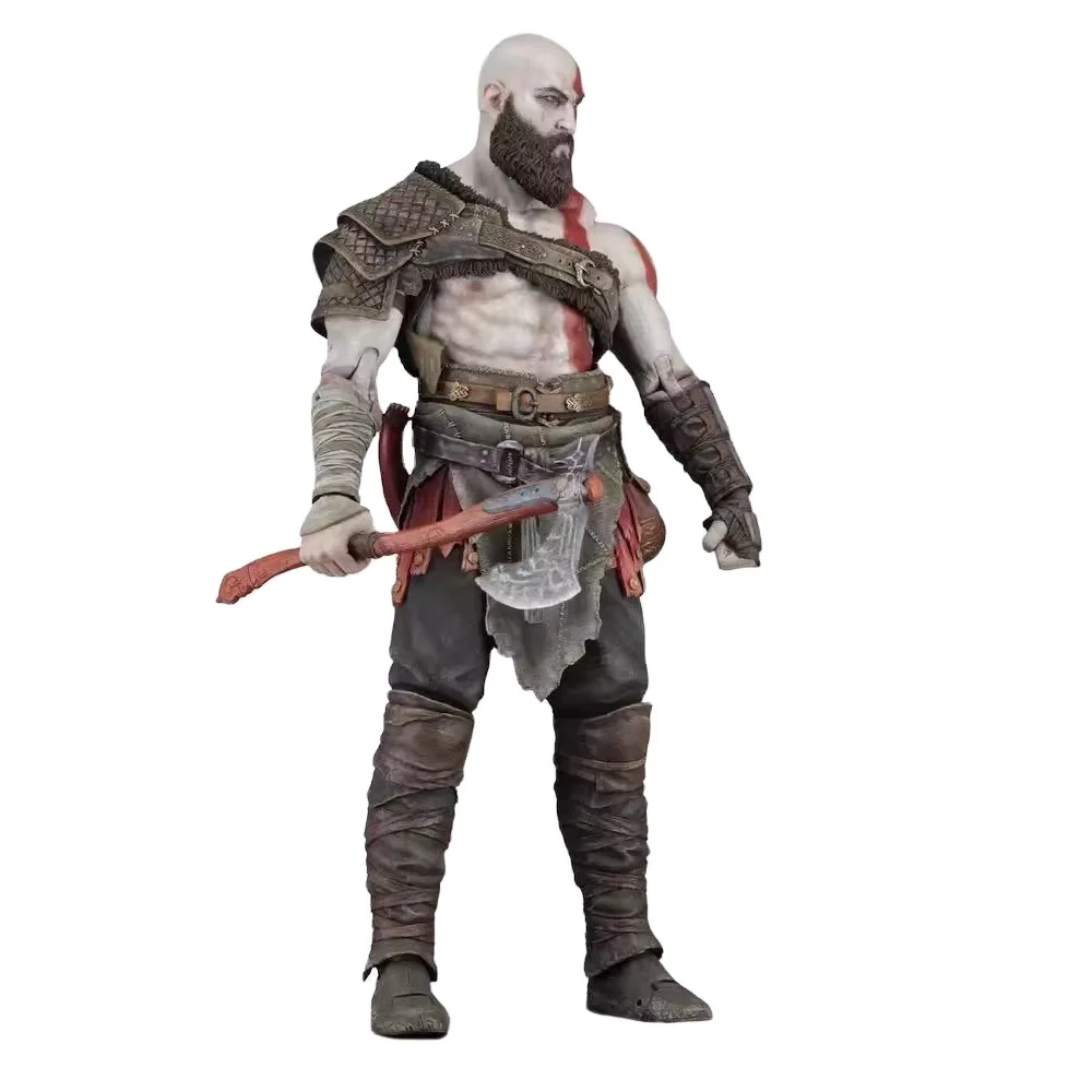 God of War 3 Kratos Anime PVC Action Figure Collection Model PVC Toys Nece Cartoon Statue Kratos PVC toy