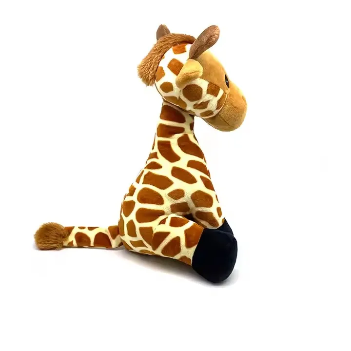 Custom Stuffed Soft Stuffing Toy Animal Zebra Giraffe Baby Cute Toys High Quality Cute Doll Baby Toys Kids