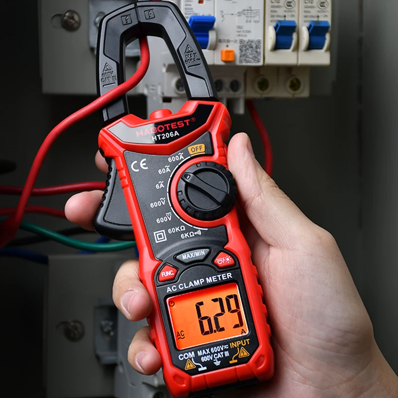 HT206A mended Electrician Special High-precision Measurement Automatic Range Digital Clamp Meter