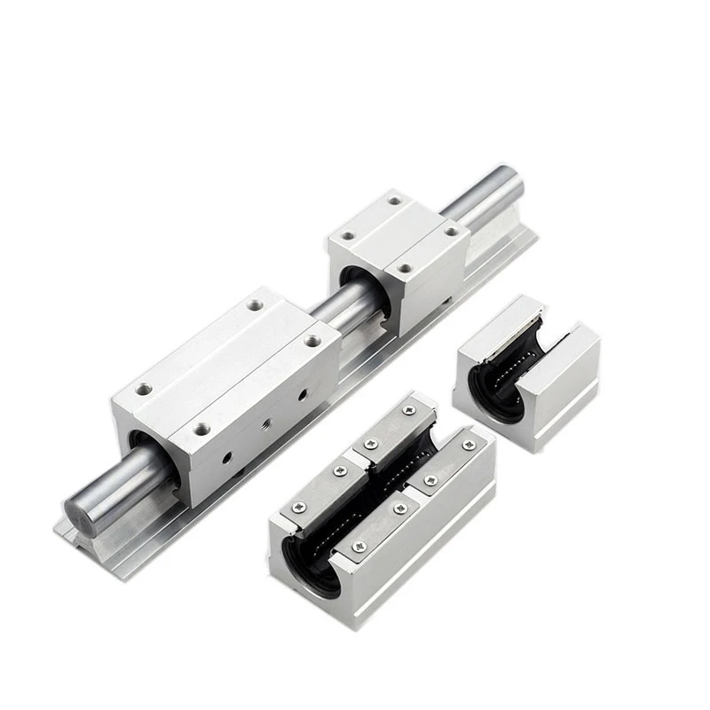 Linear Rail Shaft Guide SBR20-18.11 inch / 460mm +2Pcs SBR20LUU Linear Bearing Slide Block for CNC Machine and DIY Project