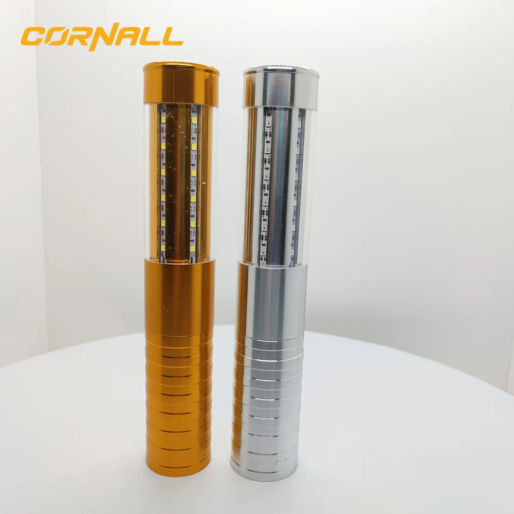 Rechargeable led strobe baton glowing butterfly nightclub strobe baton led stick