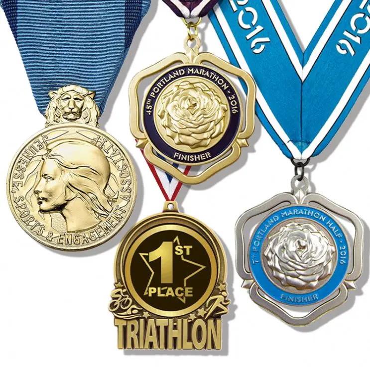 Medal Custom Blank 3D Gold Climbing Chain Best Soccer Billiard Boxing Glove Award Marathon Running Metal Sport Medal