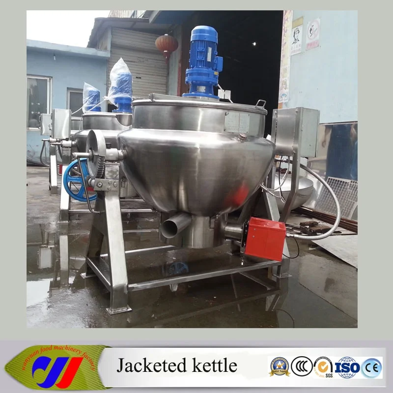 oil jacketed Kettle natural gas heating jacketed pot