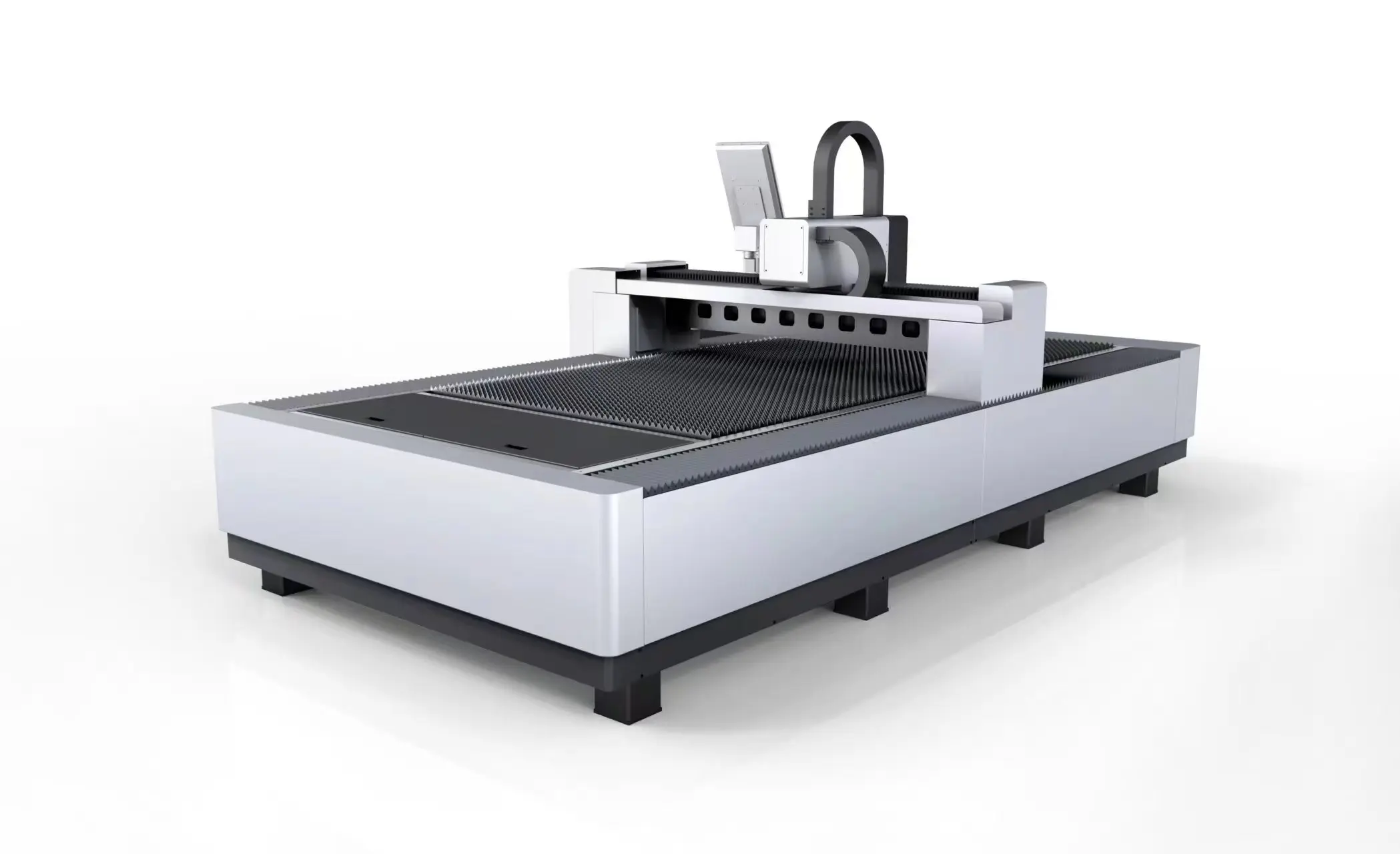2000w 3000w 6000w fully enclosed laser cutter equipment with double tables