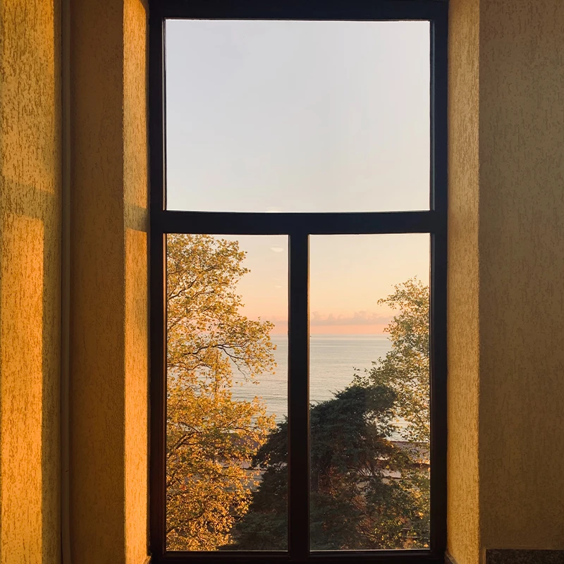 Modern wrought iron aluminium glass window grill grille design with mosquito net design and prices