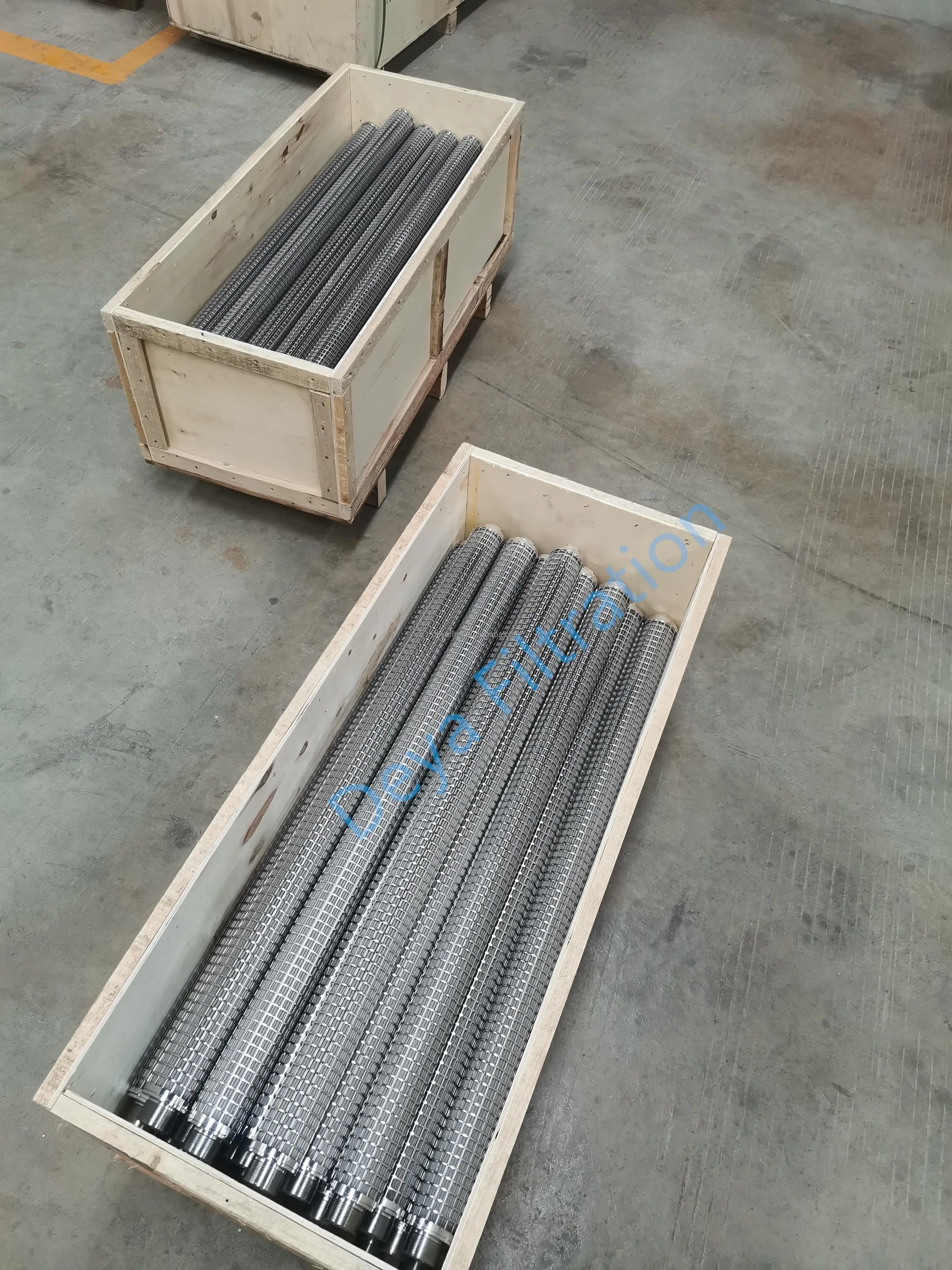 20um Polymer Melt metal candle filter element for Meltblown Nonwoven Production Line polymer filter system
