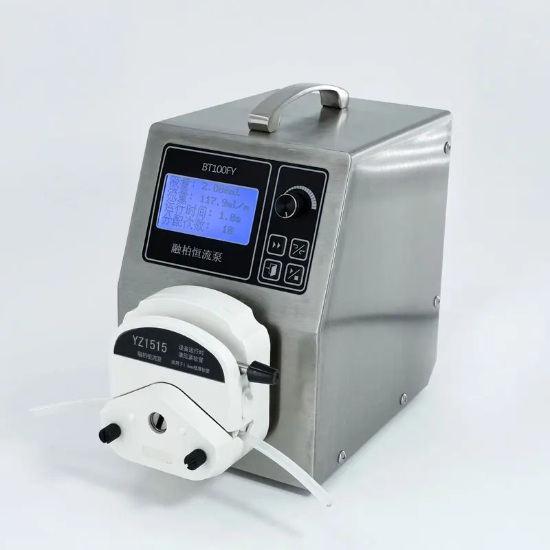 BT100FY distribution peristaltic pump, timing and quantitative filling machine, high-precision sample injection pump, pulse pump