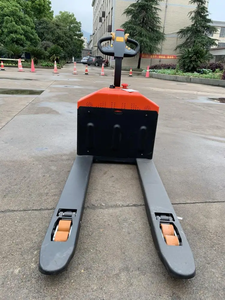 
ljy 1.5T battery powered electric walkie pallet jack/truck 