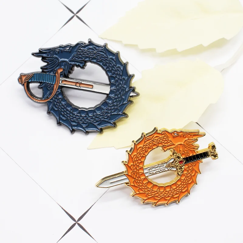 Hot Selling Custom Black Nickel Plating Metal Soft Enamel Lapel Pin Badge Custom Enamel Pin