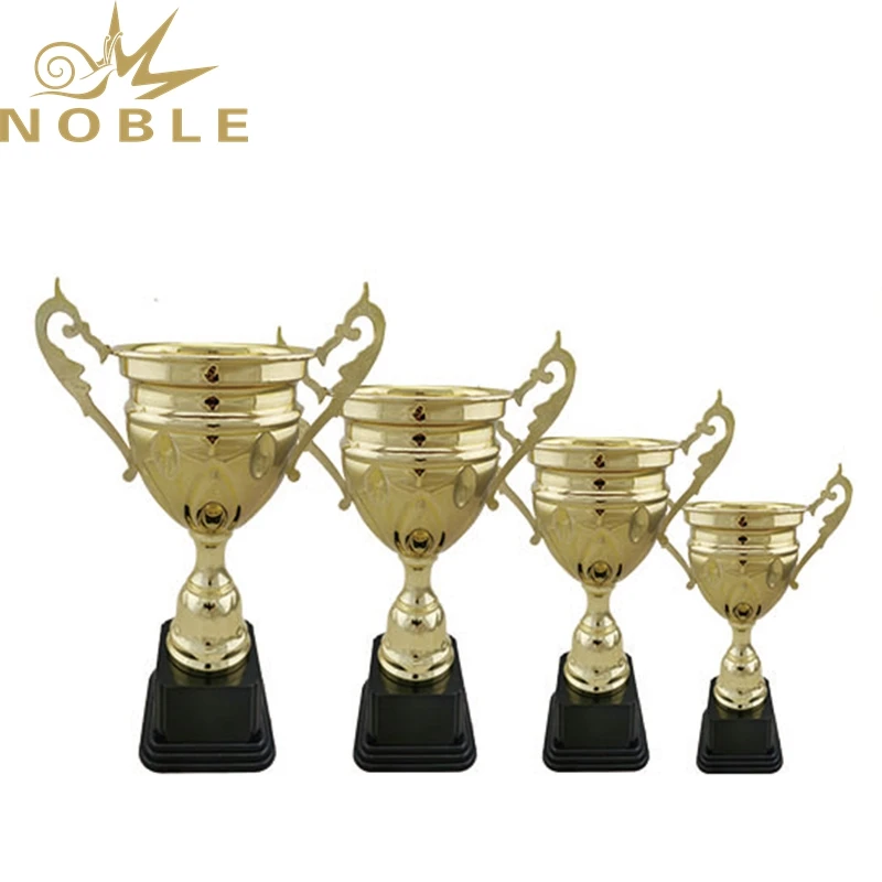 Custom football basketball soccer trophy customized metal gold award cricket trophy cup