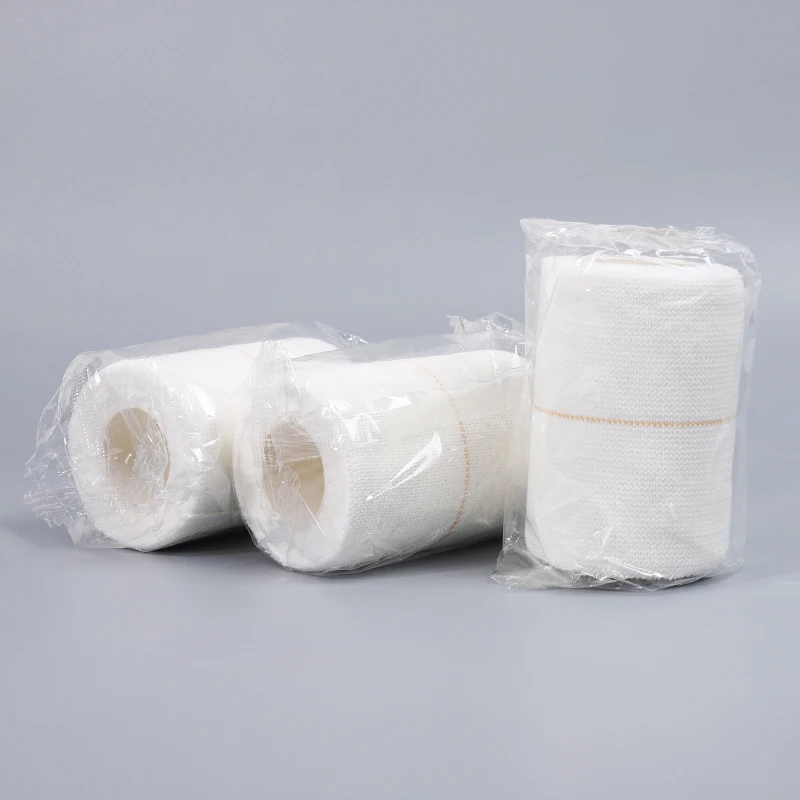 Disposable Flexible Adhesive Bandages Elastic Crepe Bandage Gauze