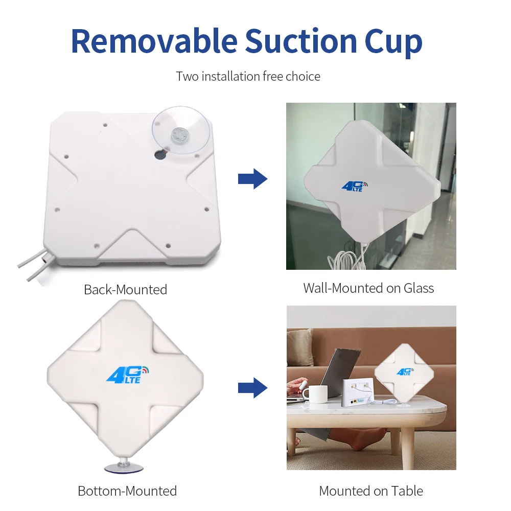 High Gain 35dbi Lte Antenna 4g Digital Dual Mimo Panel Gsm/3g Wifi Signal Booster Outdoor Flat Panel Antenna Router 4G