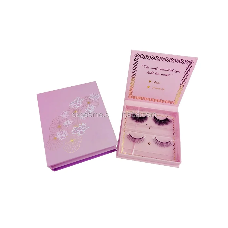 Custom Logo Two Pairs magnetic eyelashes package Paper box