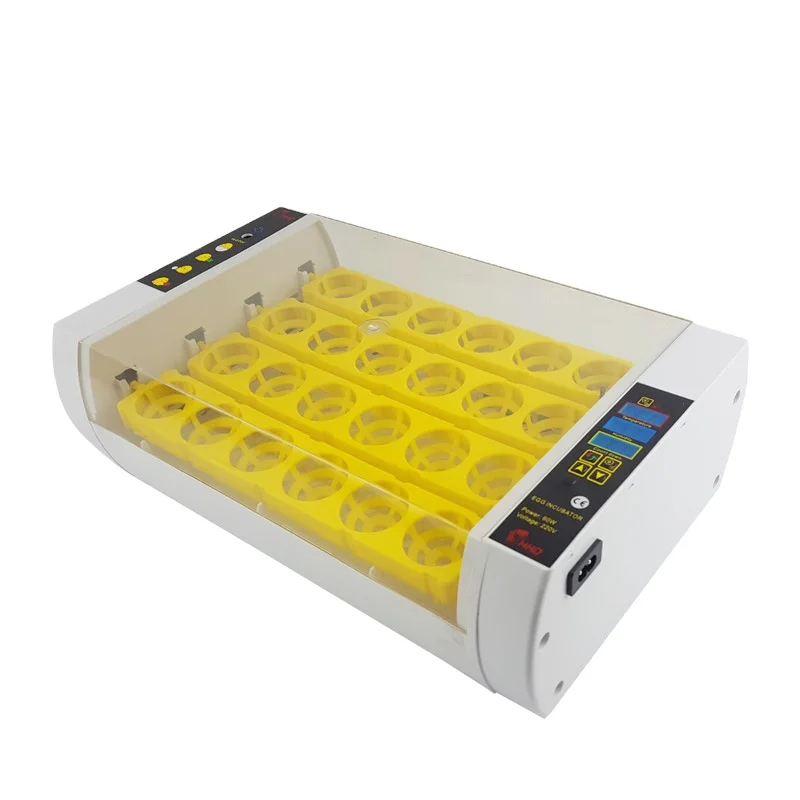 Полностью автоматический инкубатор для куриных яиц HHD 24 яиц incubadora de huevos