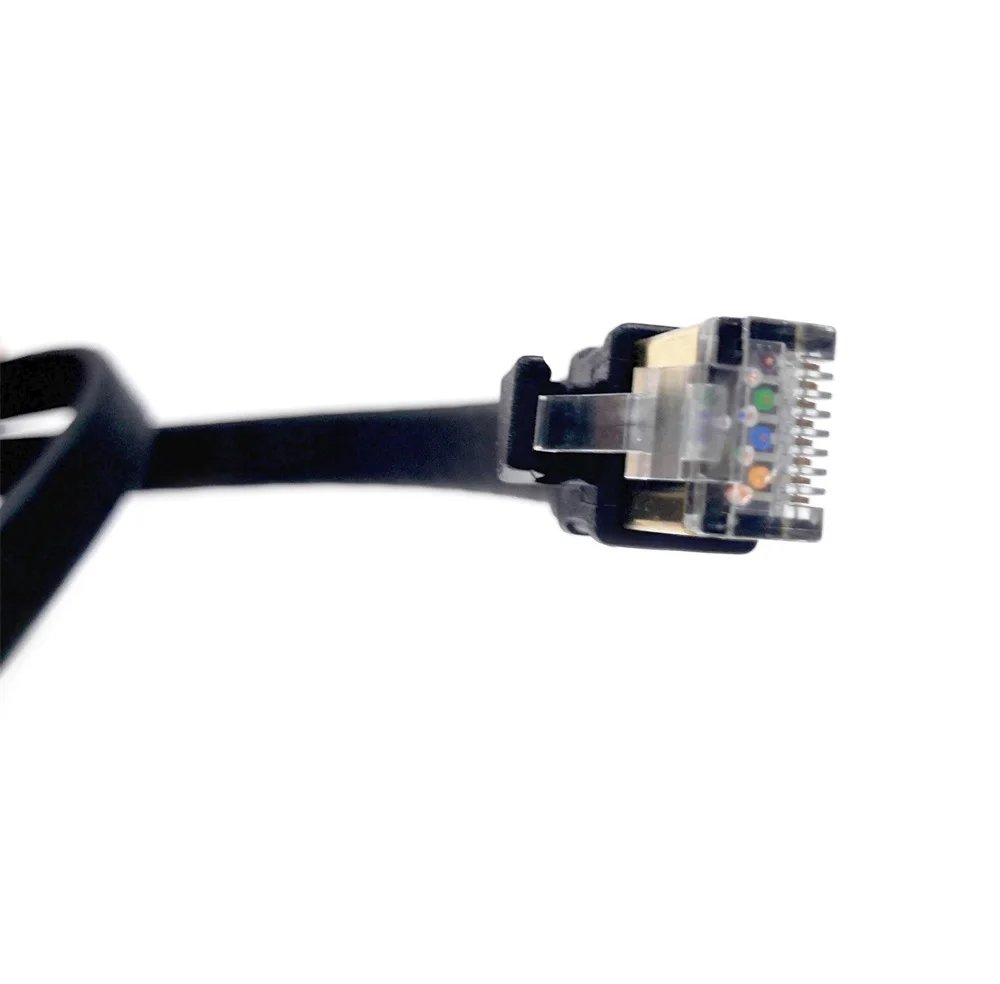 High Speed 30AWG Cat8 Network Internet LAN Cable with Gold Plated RJ45 Connector Patch Cords
