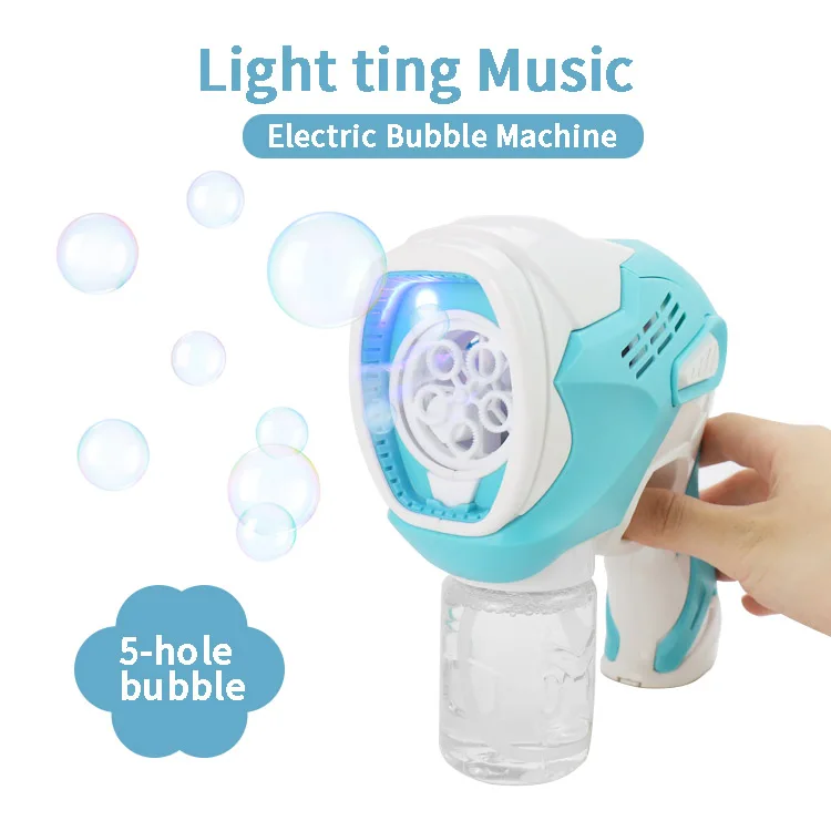 Pistola de burbujas grande bolle pistolet a bulles, wholesale automatic bubble gun toy for kid, water soap bubble machine gun